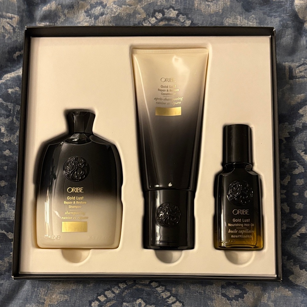 Oribe Gold Lust Hair Care Trio - Black and Gold